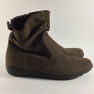 Umberto Raffini Sasha womens suede leather ankle boots brown size EU 37 US 6-6.5